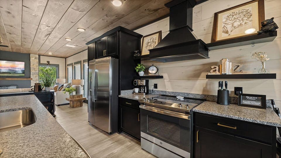 Fully Equipped Cabin Kitchen