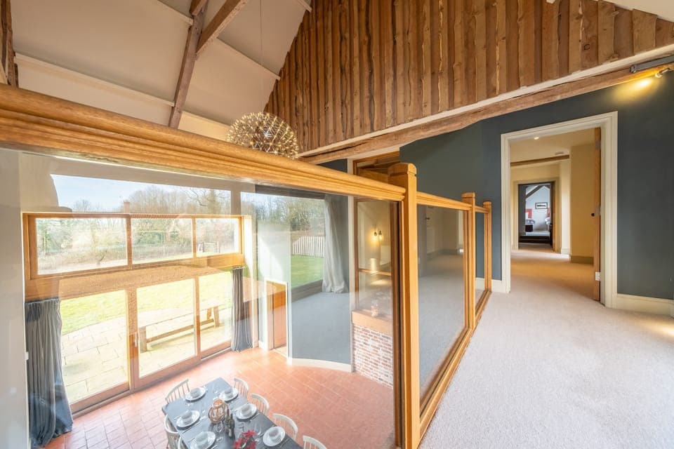 First floor: Landing to further bedrooms