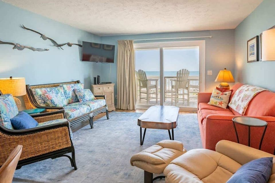 Oceanfront Living Room