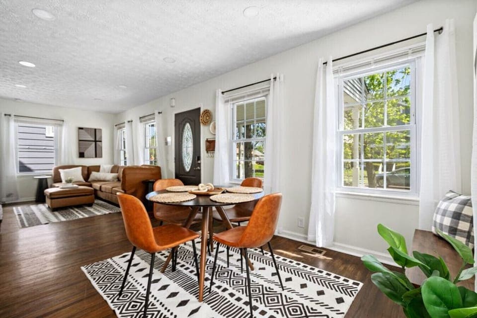 Dining Area Open to Living Room