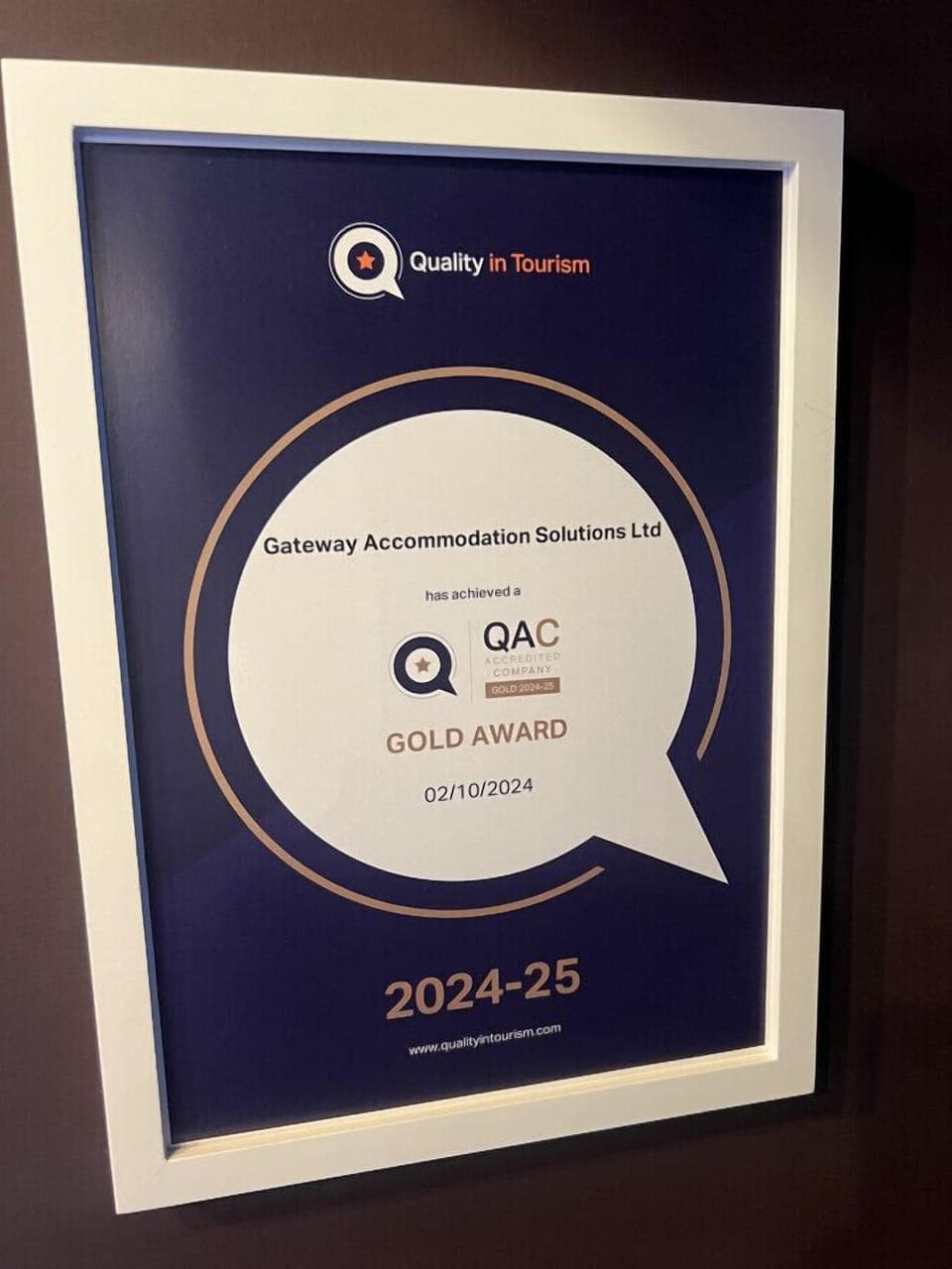 Quality in Tourism accreditation