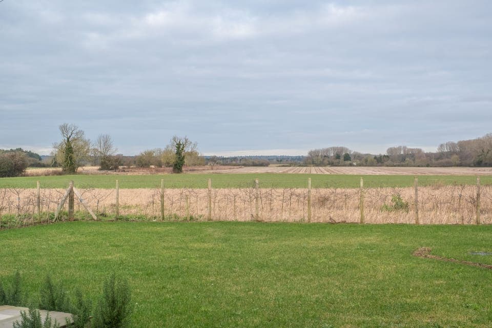 Large, enclosed garden garden area