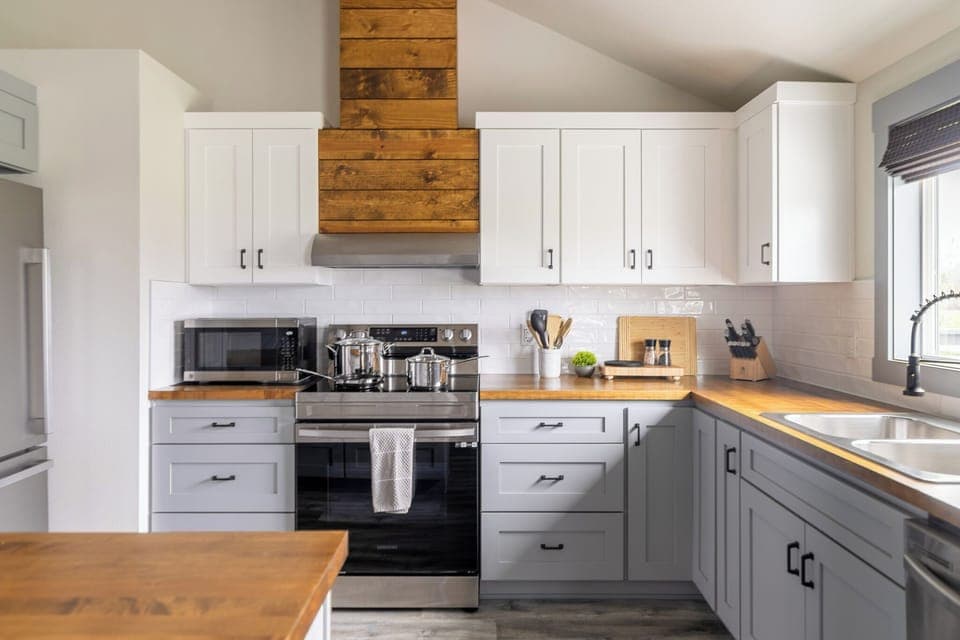 Spacious and fully stocked kitchen to cook or bake just about anything your heart desires