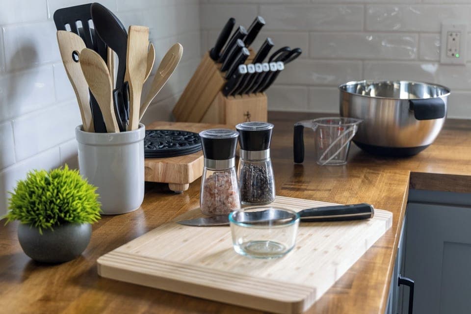 Our kitchen is thoughtfully planned out to ensure we provide more than just the basics of a fully stocked kitchen