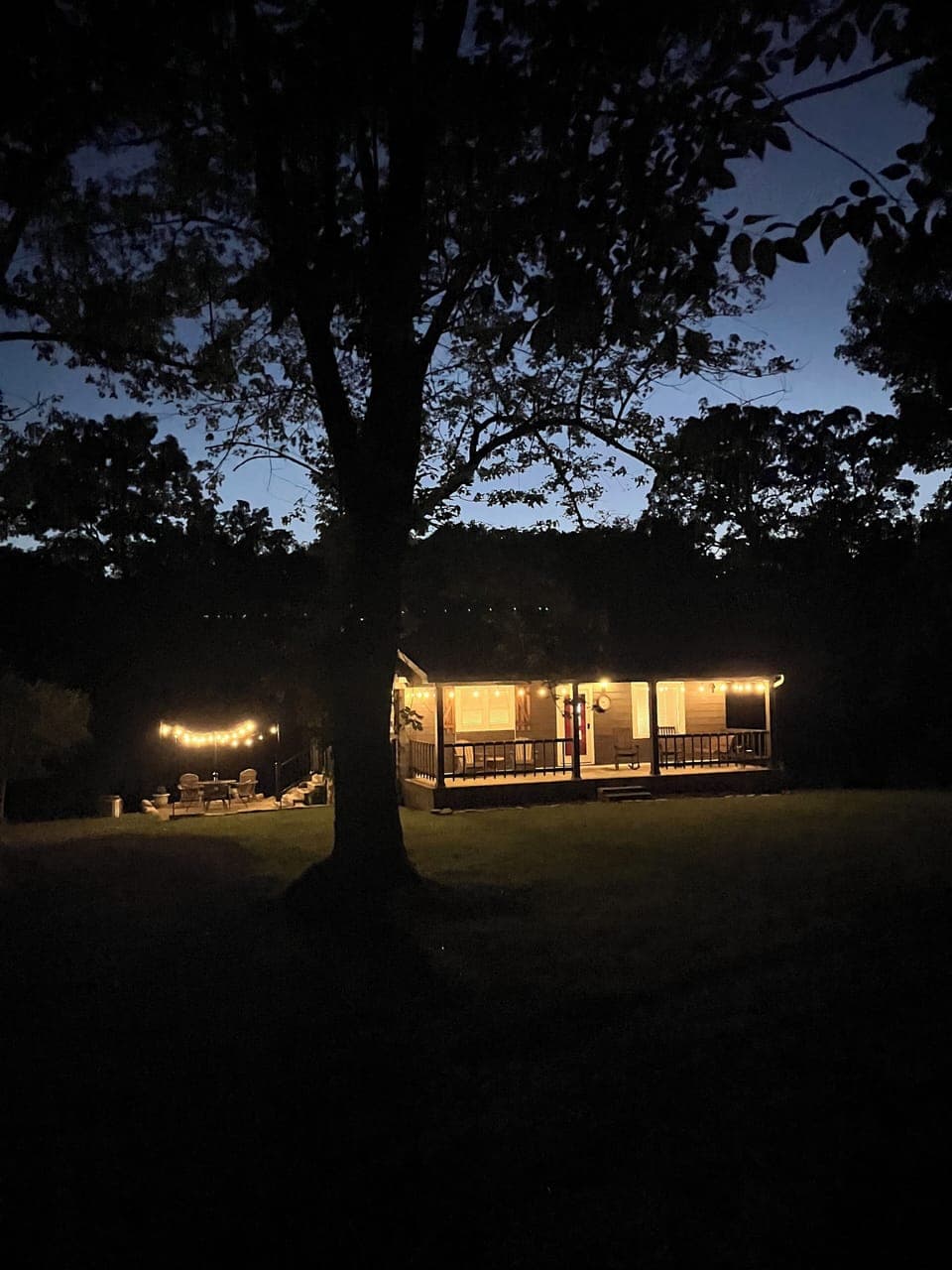 Lights at night