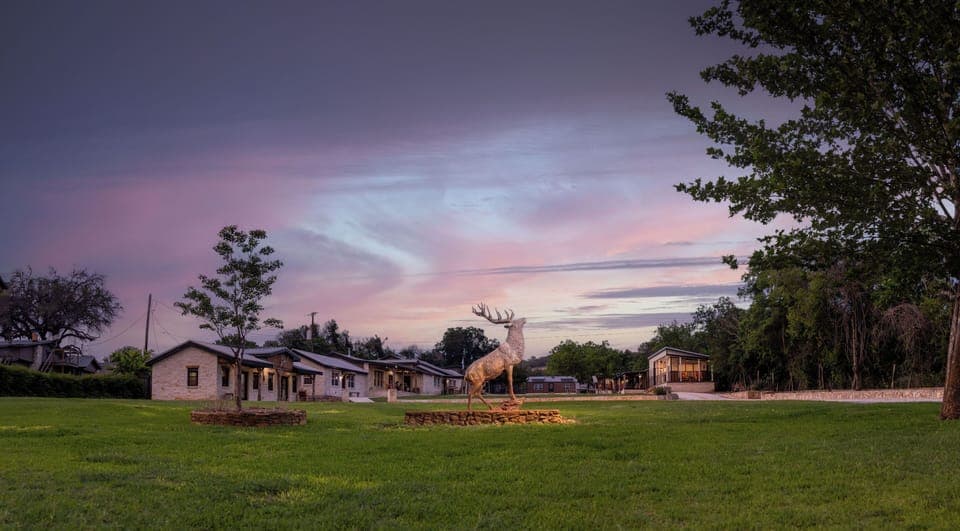 Exterior of Property. Cabin on the Left.
