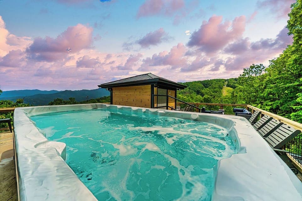 Rooftop pool
