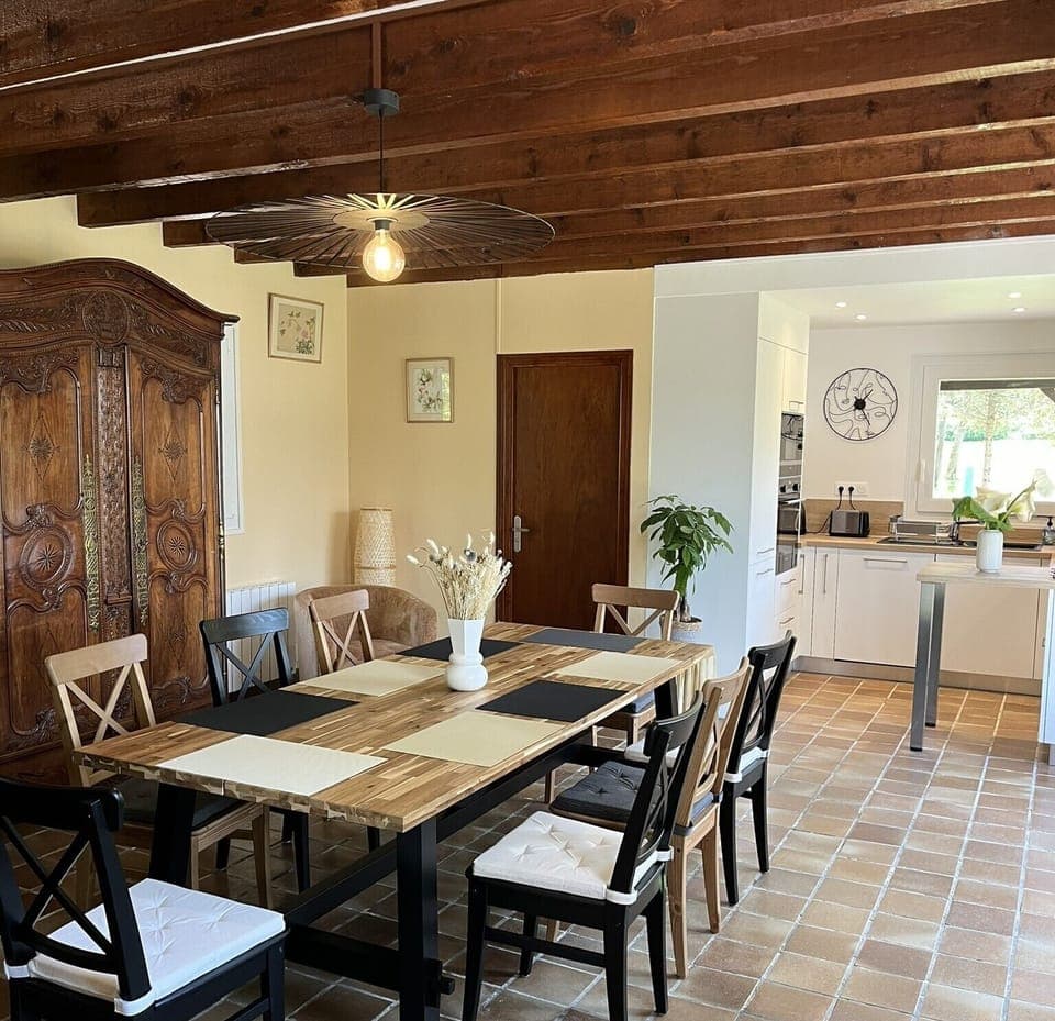 Salon et cuisine ouverte