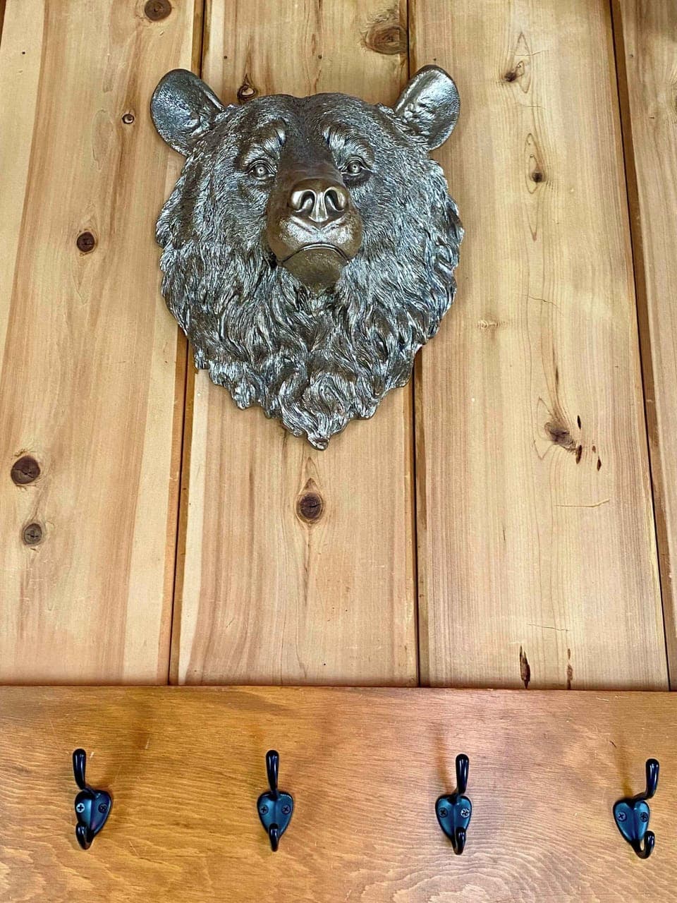 New bronze bear artwork