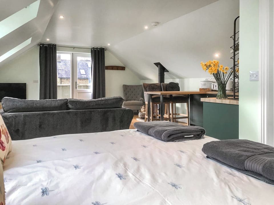 Double bedroom | The Apartment - Glaneirw Estate, Tanygroes, near Llangrannog