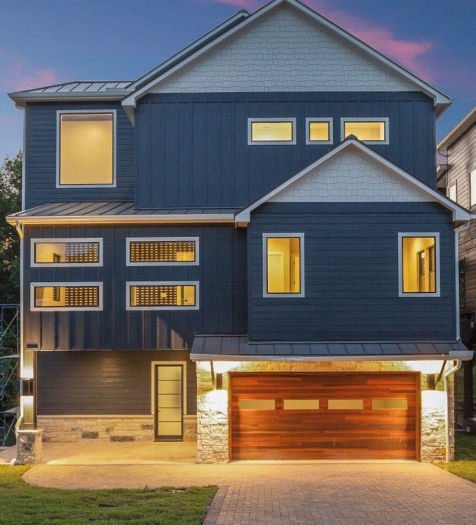 Exterior, front of the house.