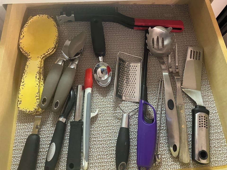 Fully stocked kitchen and gas grill for cooking at home