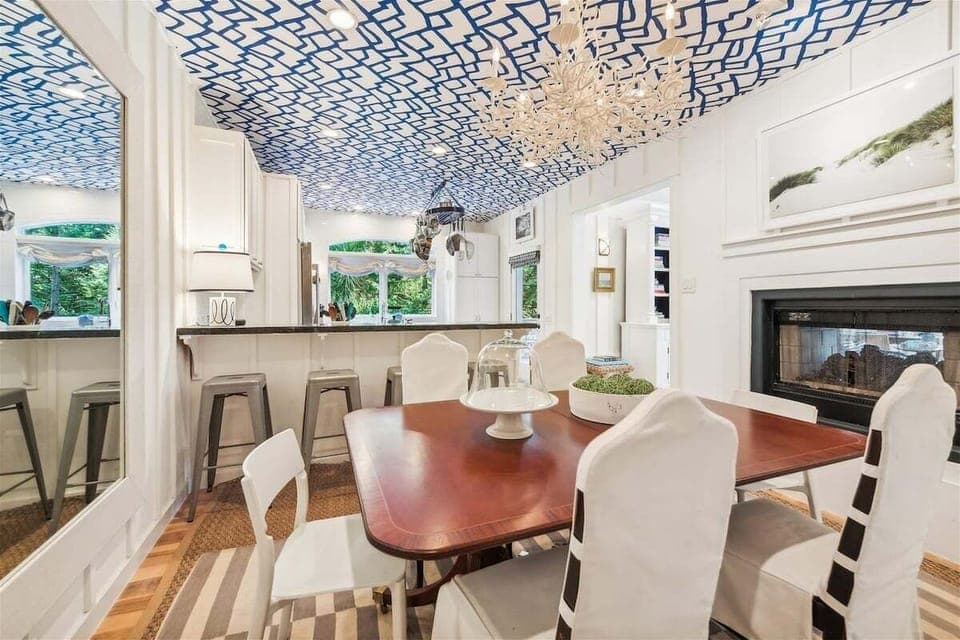 Main Level Dining Room at Ocean Echoes Villa