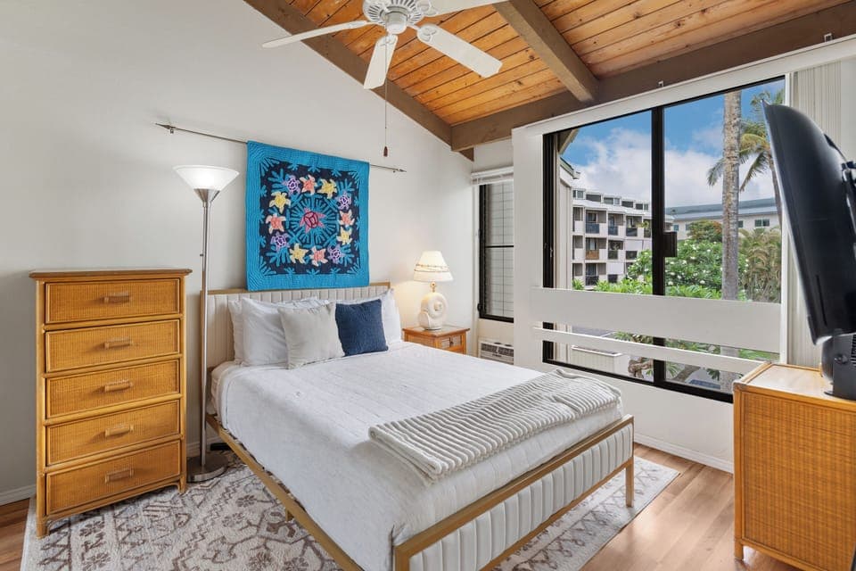 The Condo features a newly renovated Guest Bedroom.