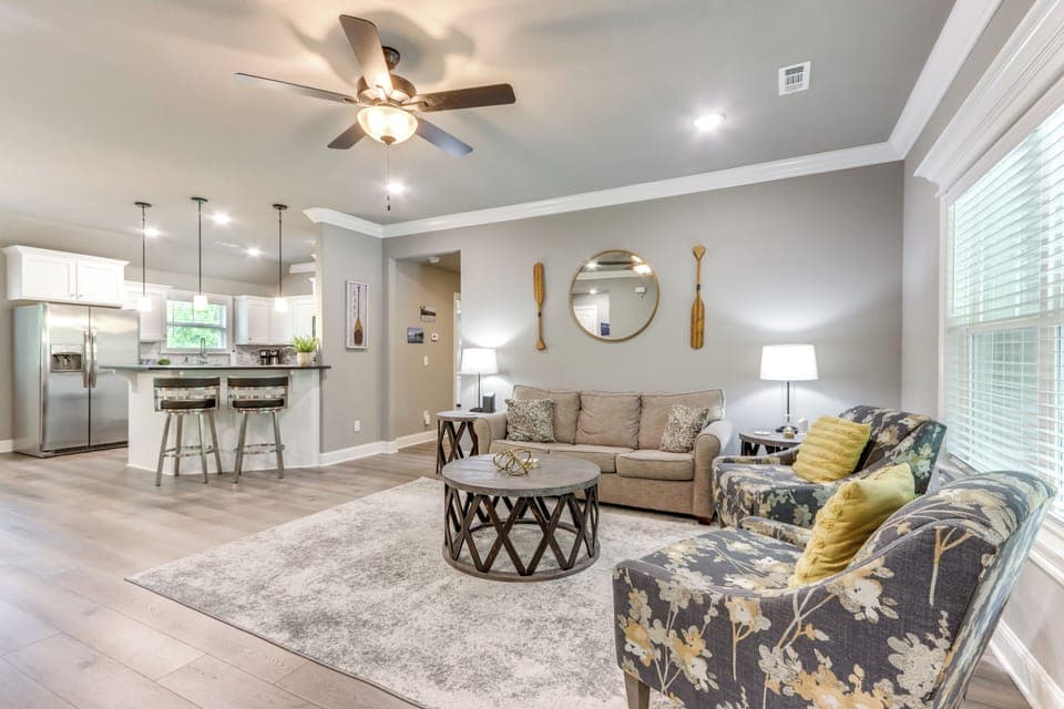 Living Room | Sleeper Sofa | Smart TV | Single-Story Home