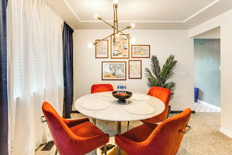 Dining Area | Dishware & Flatware | Trash Bags & Paper Towels