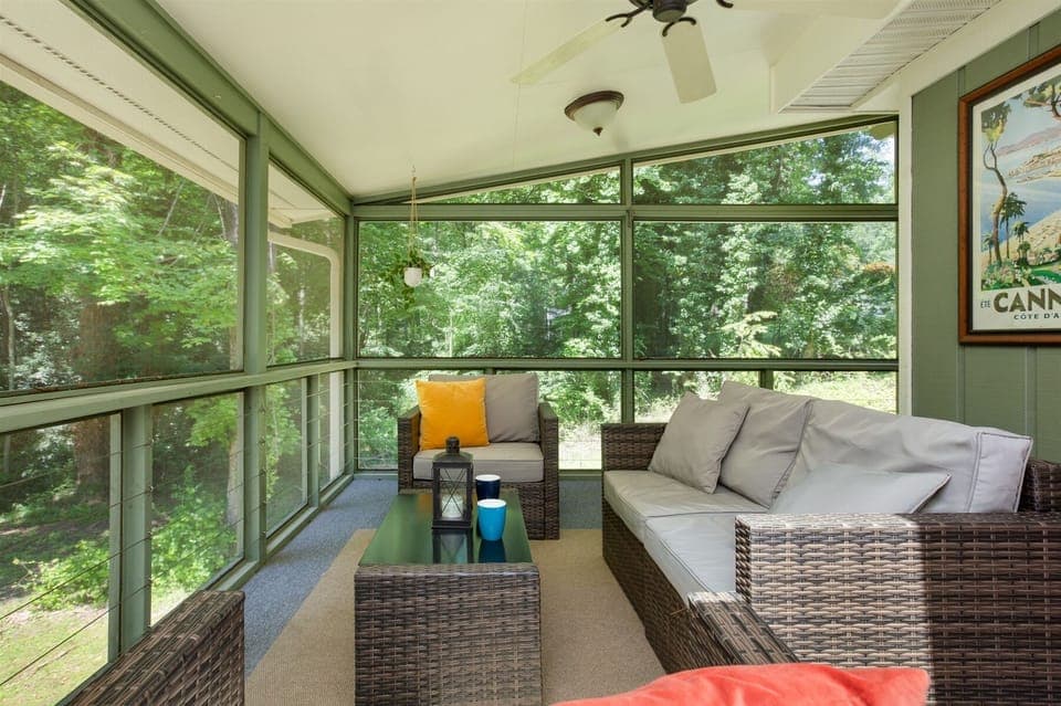 Step out onto deck for your Morning Coffee or evening beverage