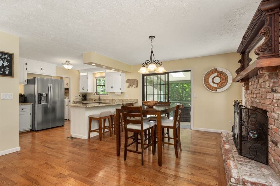 Beautiful open area for gathering.