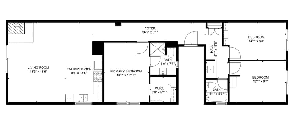 124 34th Street B Floorplan