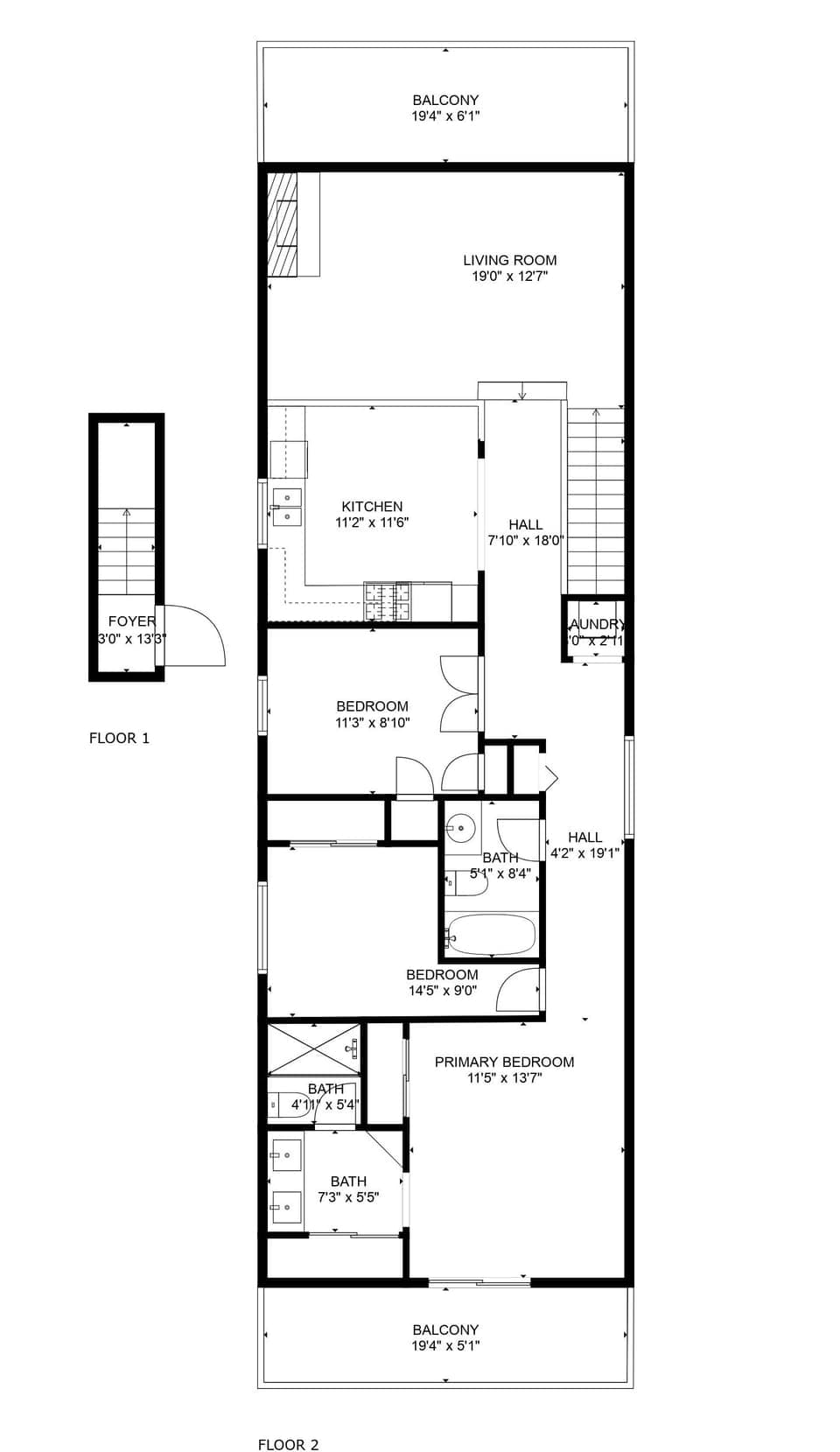 3607 Seashore B Floorplan