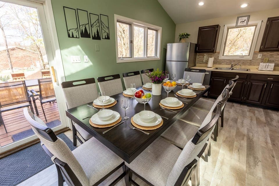 An open-concept dining space perfect for gathering, sharing meals, and making memories together