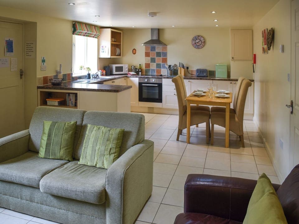 Living room with sofa bed | Lily Pad 5 - Lily Pad Cottages, Nassington, near Stamford
