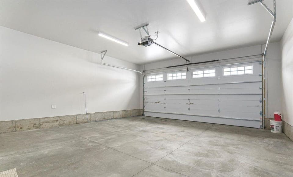 Heated 2 car Garage