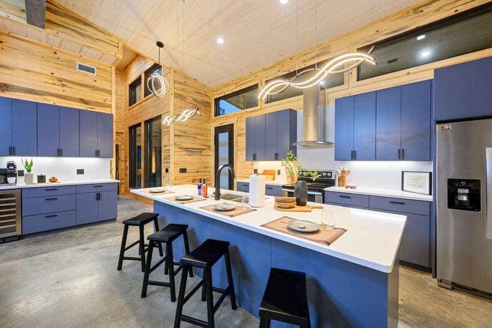 From stove to table: cabin kitchen delights.
