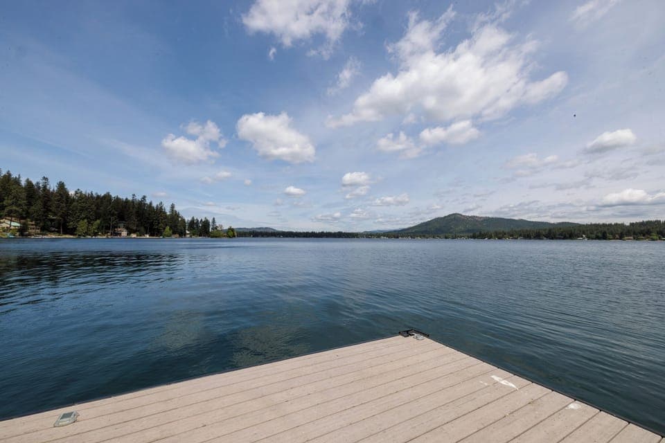View of the water from the private dock