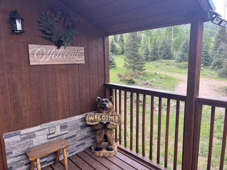 Front porch by entry door