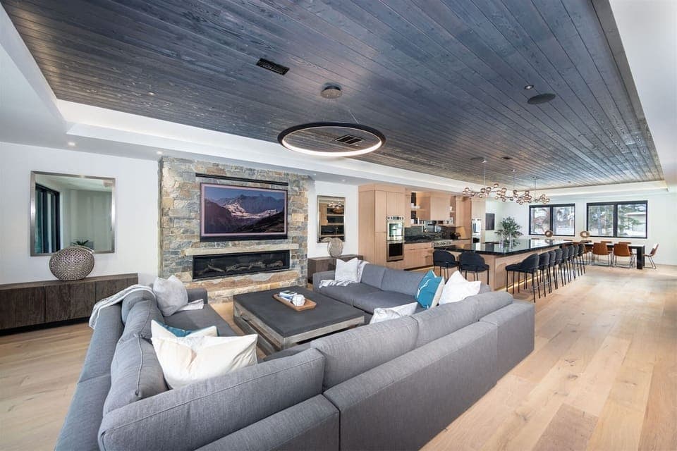 Floor 3 houses the main living space of the home featuring an open concept living room, kitchen & dining room.