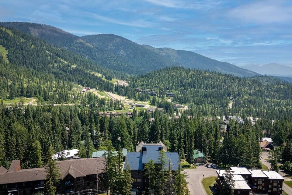Summit @ Whitefish Mountain Resort, faces towards Glacier National Park just off to the east.