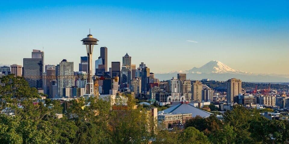 Seattle Washington is just a 2 hour drive north. Home to Boeing, Microsoft, Amazon and the Seattle Seahawks and Seattle Mariners. 