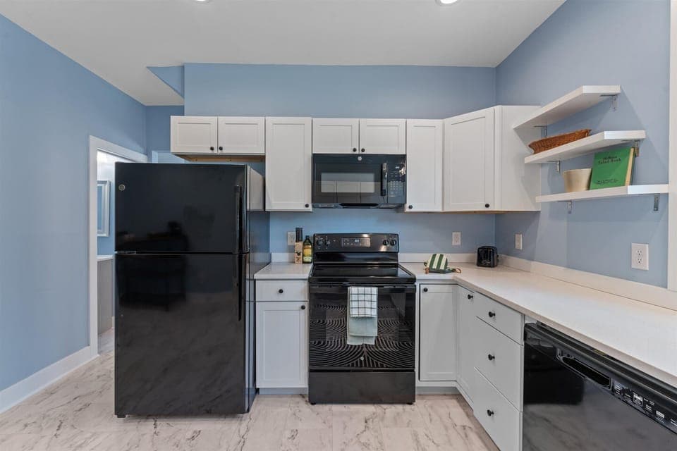 ample counter spaces for the kitchen