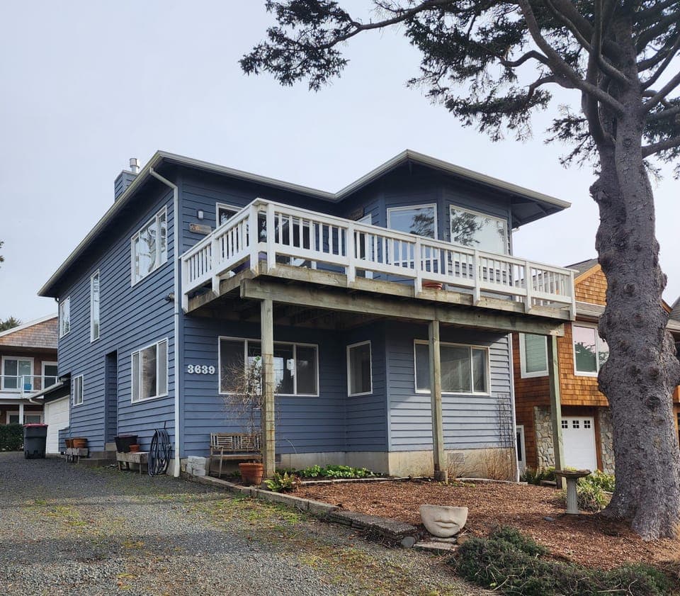 Anderson Trail House Exterior With Deck - Anderson Trail House exterior with deck.