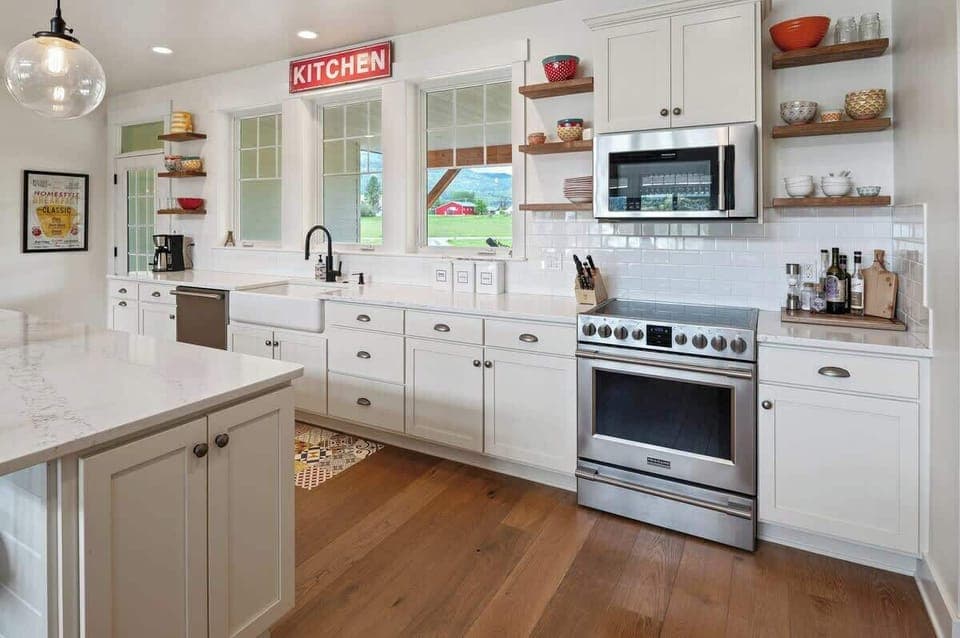 Kitchen is fully appointed