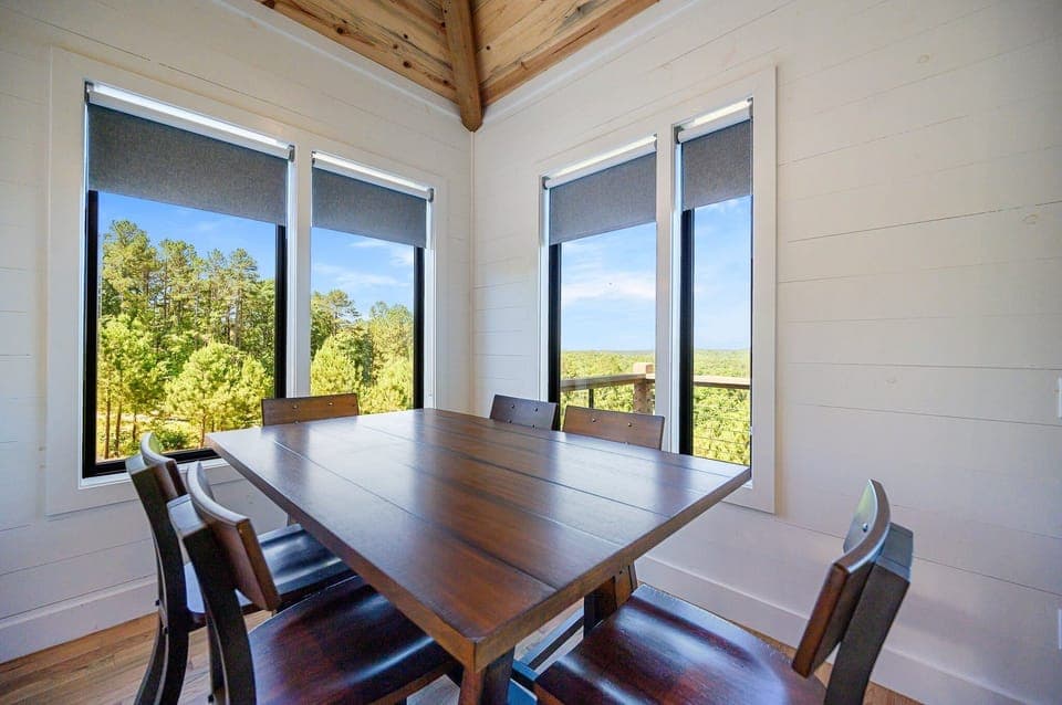 The table for games or meals!