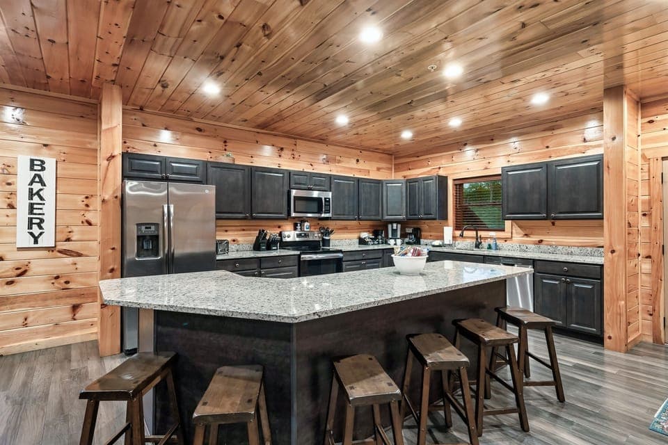 Kitchen with all the comforts of home