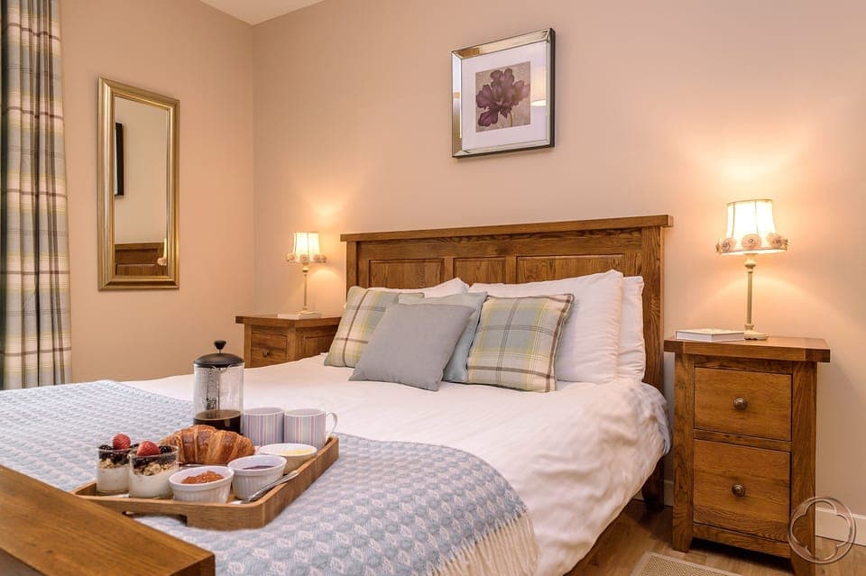 Master Bedroom with views over private garden