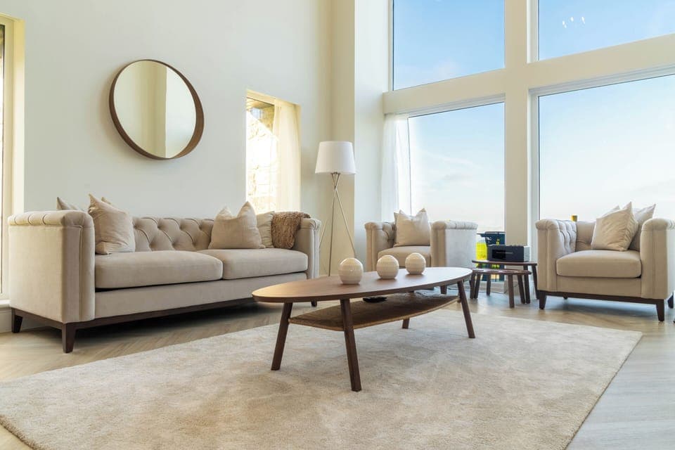 Living Area with Smart TV