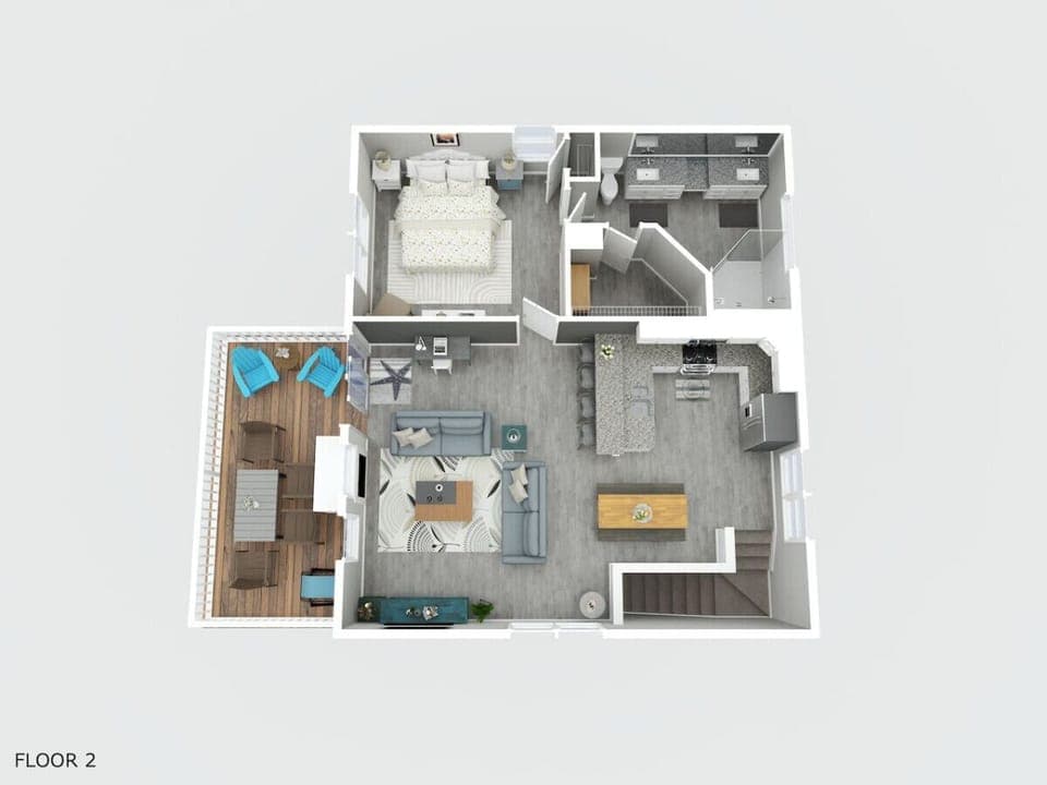 Second floor layout