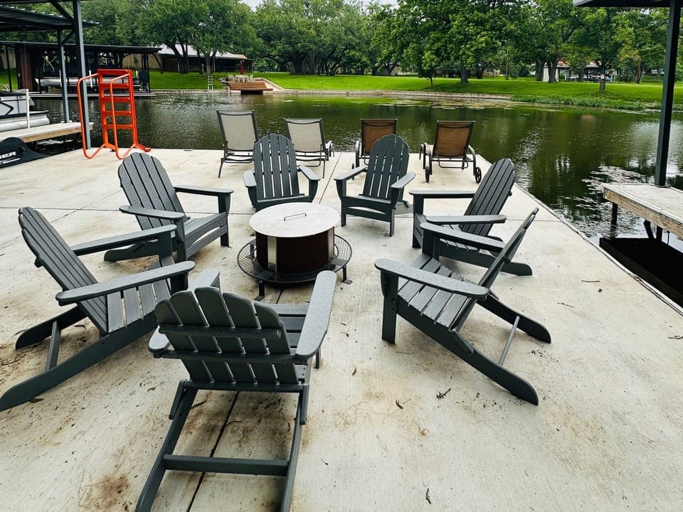 Gather around the premium Breeo firepit for cozy evenings under the stars