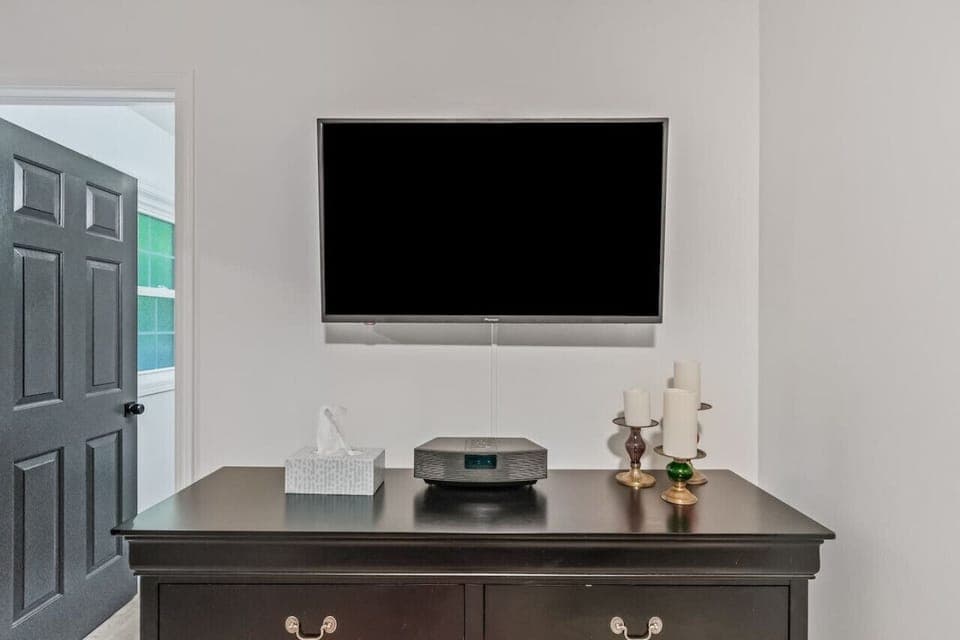 Smart TV in Master Bedroom