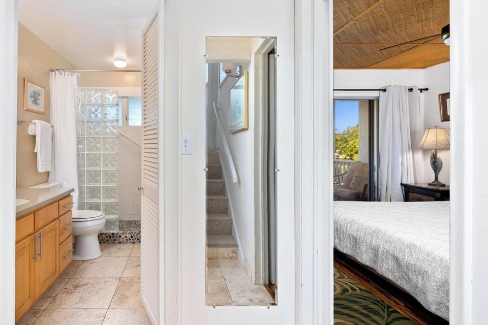 Bathroom and bedroom