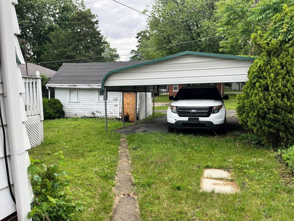 Rear parking