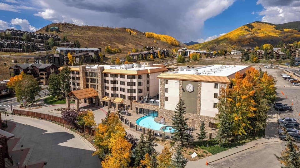 fall aerial view