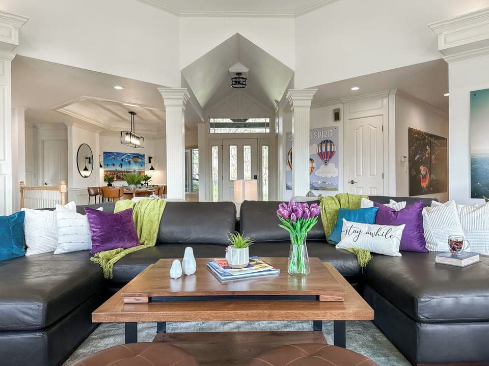 open layout living room