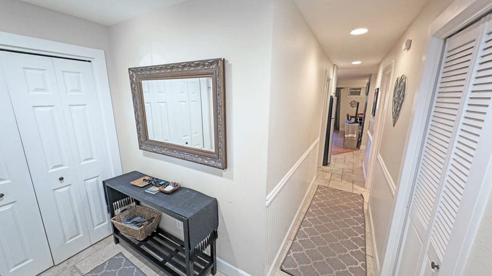 Down the hall is the Laundry, Bath and Bedroom 2