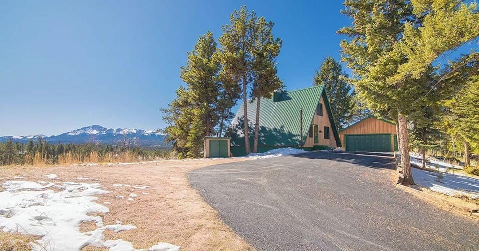 View you will see as you drive up the driveway