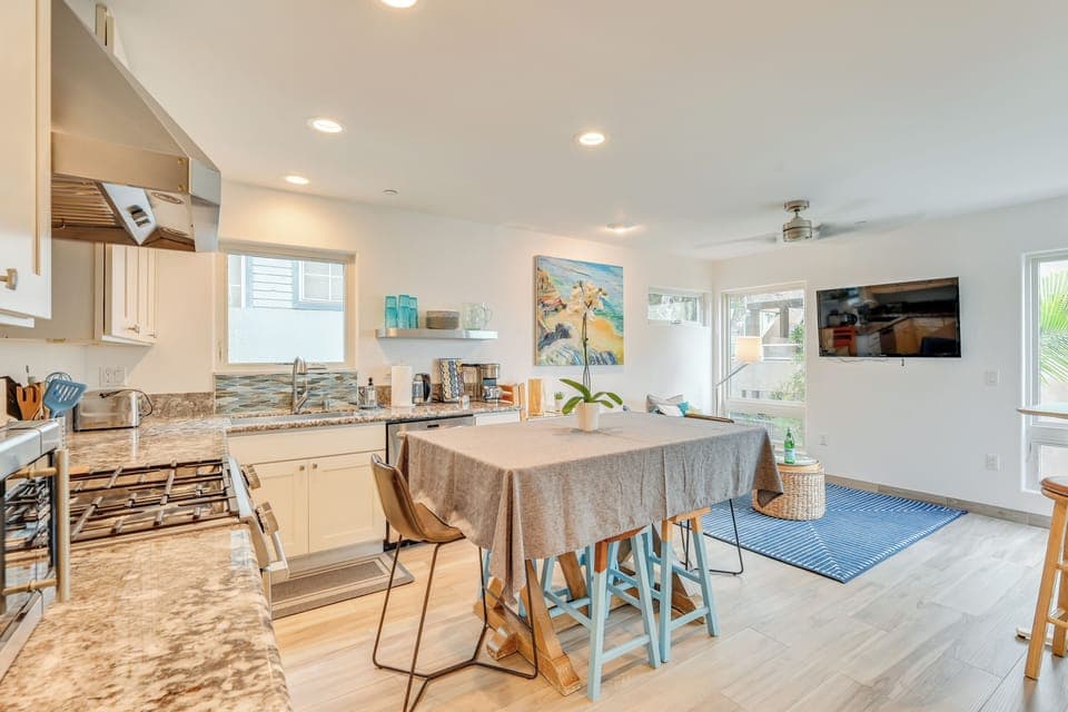 Kitchen | 3-Story Home | Free WiFi | Central A/C & Heating